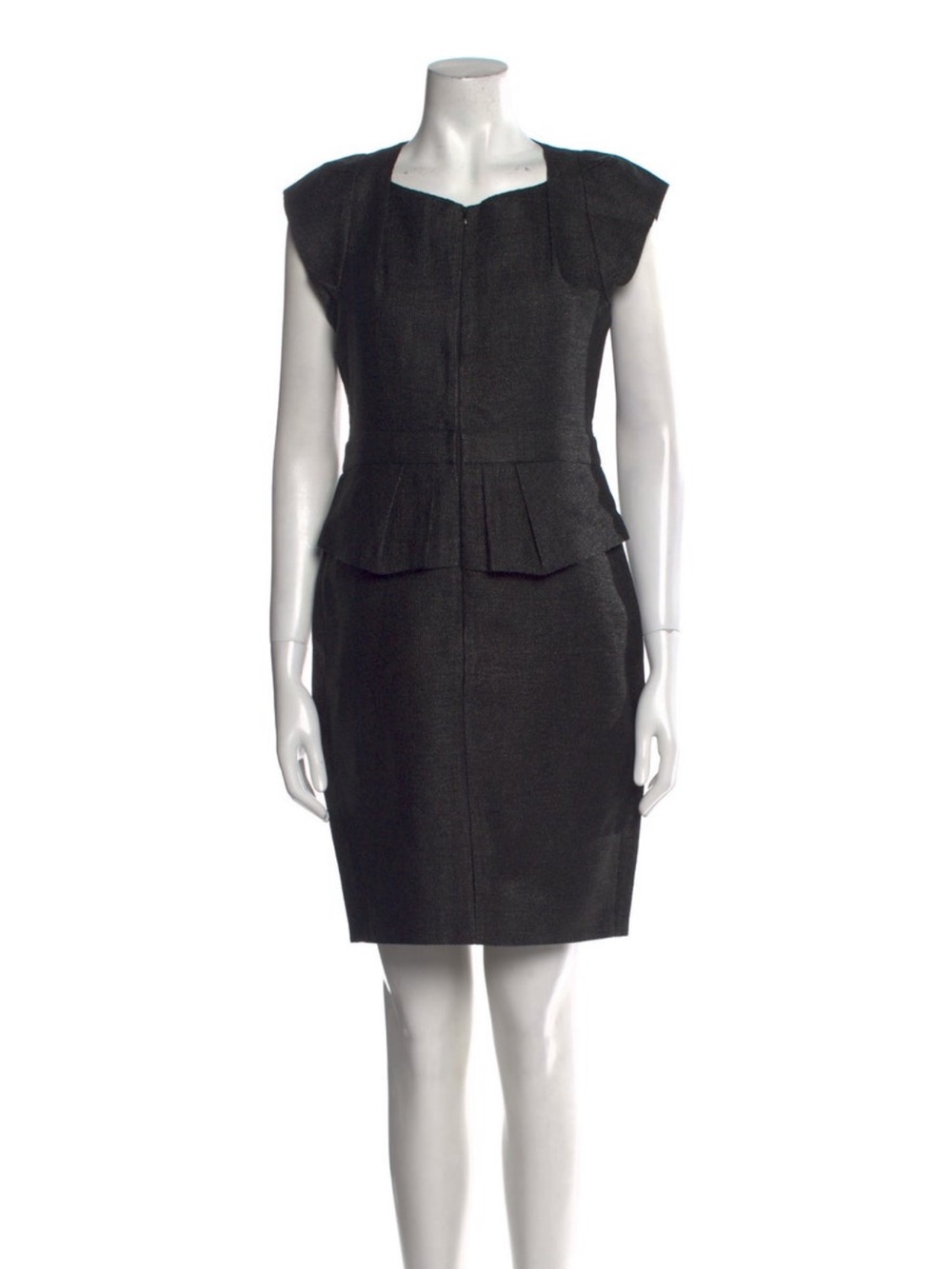 Maje Black Square top mini Dress in size 3. New without tag.